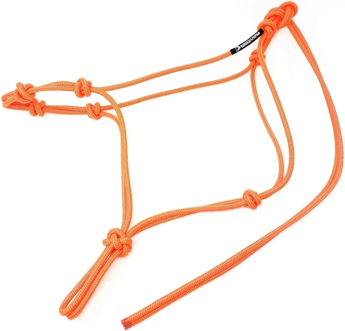 Contemporary Horse Rope Training Halter - 4 Knot 1 4 Stiff Halter Cord - Used by Famous Trainers Multiple Sizes Multiple Colors Sophisticated