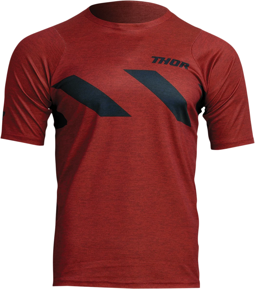 Quality THOR Assist Hazard Jersey - Short-Sleeve - Heather Red Black - Medium 5020-0003 Innovative