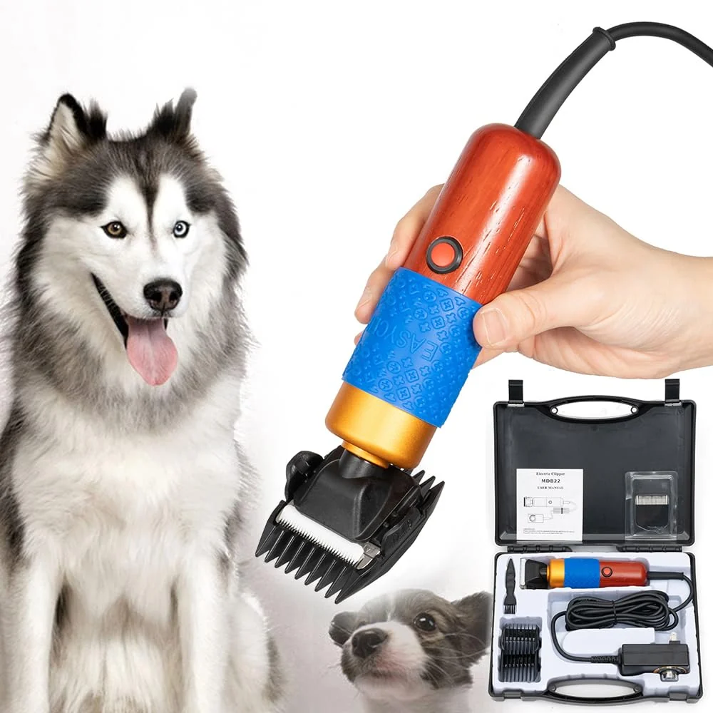 Pure GDAE10 10ft Electric Sheep Shears – 200W Clipper with Dual Blades for Livestock Pets Superior