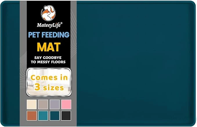 Convenient MateeyLife Silicone Cat Dog Food Mat High-Grade