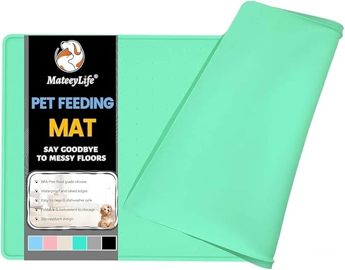 Expertly Made MateeyLife Dog Cat Food Mat Organic