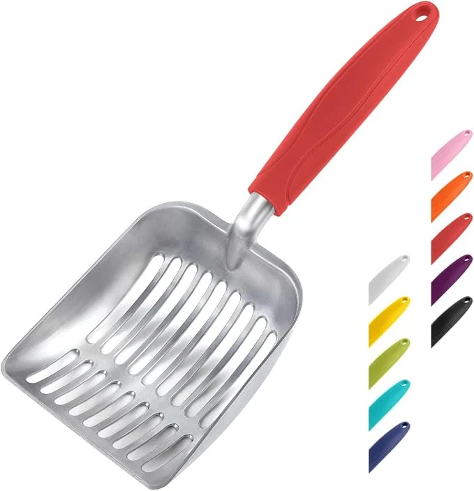 User-Friendly WePet Cat Litter Scoop Aluminum Alloy Sifter Kitty Metal Scooper Deep Shovel Eco-Friendly