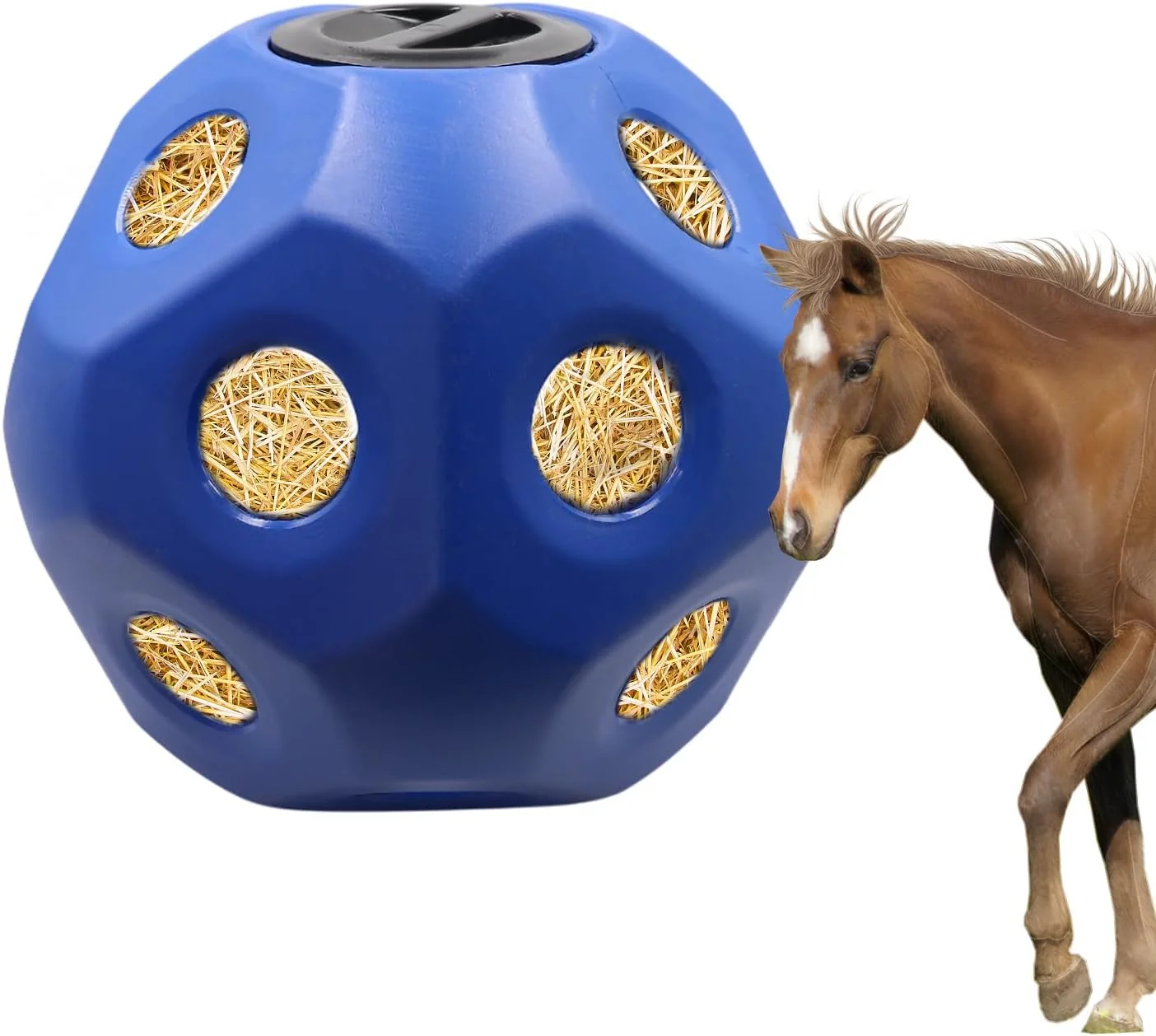 Casual Hay Feeder Horse Treat Ball Hay Feeder for Horses Horse Ball Hay Ball Feeder for Horses Horse Feeders for Stalls Genuine