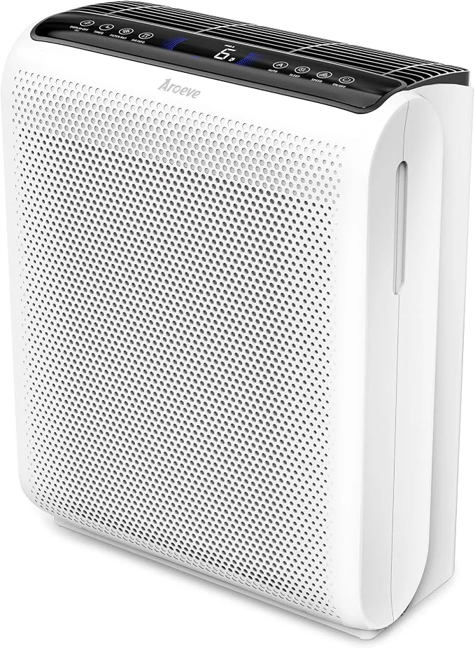 Fine Crafted AROEVE Air Purifiers for Bedroom Home Large Room Up to 1504 Ft² 5 Layer Filter Verified