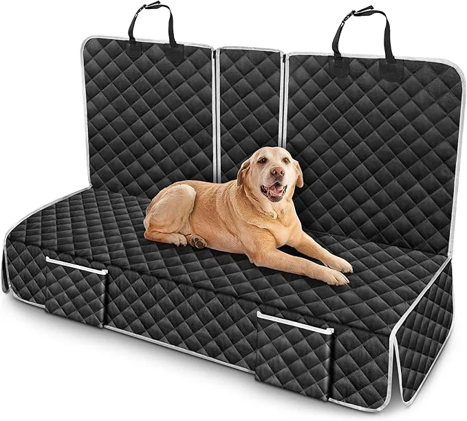 Soft Dog Car Seat Cover Compatible with Toyota Highlander 4Runner 4-Runner Back Seat Accessories Waterproof Pet Bench Backseat Covers with Non-Slip Backing - 2026 NewAbout ThisOverview Safe