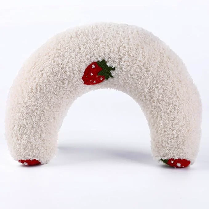 Enhanced Calming Pillow for Dogs Pet U Shape Calming Pillow Pet Neck Pillow Dog Calming Pillow for Small Dogs Ultra Soft Fluffy Pet Calming Toy for Joint Relief Sleeping Improve Machine Washable White About ThisOverview Original Design