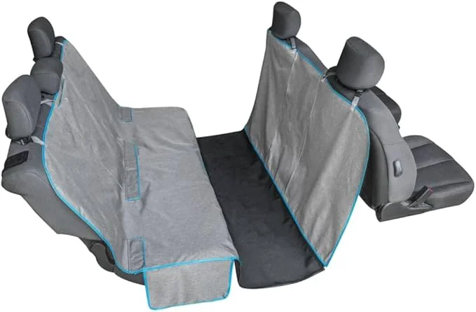 Fashionable Kurgo Coast to Coast Hammock - Waterproof Backseat Dog Hammock for Full Coverage - Car Seat Protector with Rufftex Floor Guard - Durable Travel Gear - Stain Resistant - Heather Charcoal GreyAbout ThisOverview Green