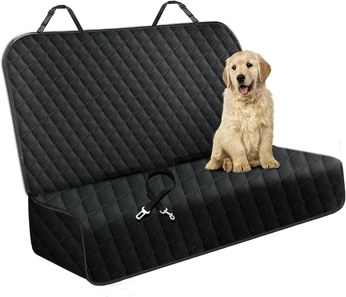 Trendy Meolsaek Dog Car Seat Cover for Back Seat Scratch Proof Nonslip Pet Car Seat Cover 4 Layers Waterproof Heavy Duty Back Seat Pet Cover for Dogs with Storage Bag Bench About ThisOverview Superior