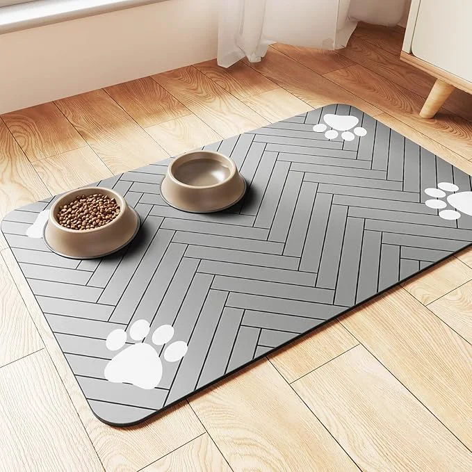 User-Friendly Pet Feeding Mat-Absorbent Pet Placemat Premium