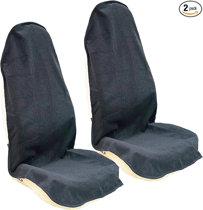 User-Friendly Car Seat Cover Protector Front Seats for Gym Workout Running Swimming Beach and Hiking Waterproof Sweat Towel Bucket Seat Covers for Cars SUV Trucks Black 2Pcs About ThisOverview Detailed