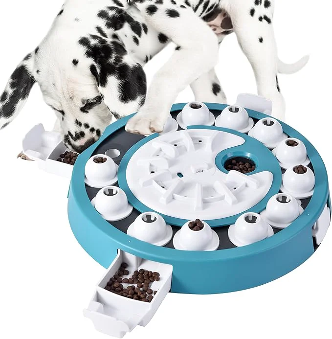 Professional Dog Puzzle Toy Mental Stimulation - Level 3 in 1 Dogs Food Puzzles Toys Dog Treat Puzzle Feeder Advanced-Mars Green Brainstorm About This Lightweight