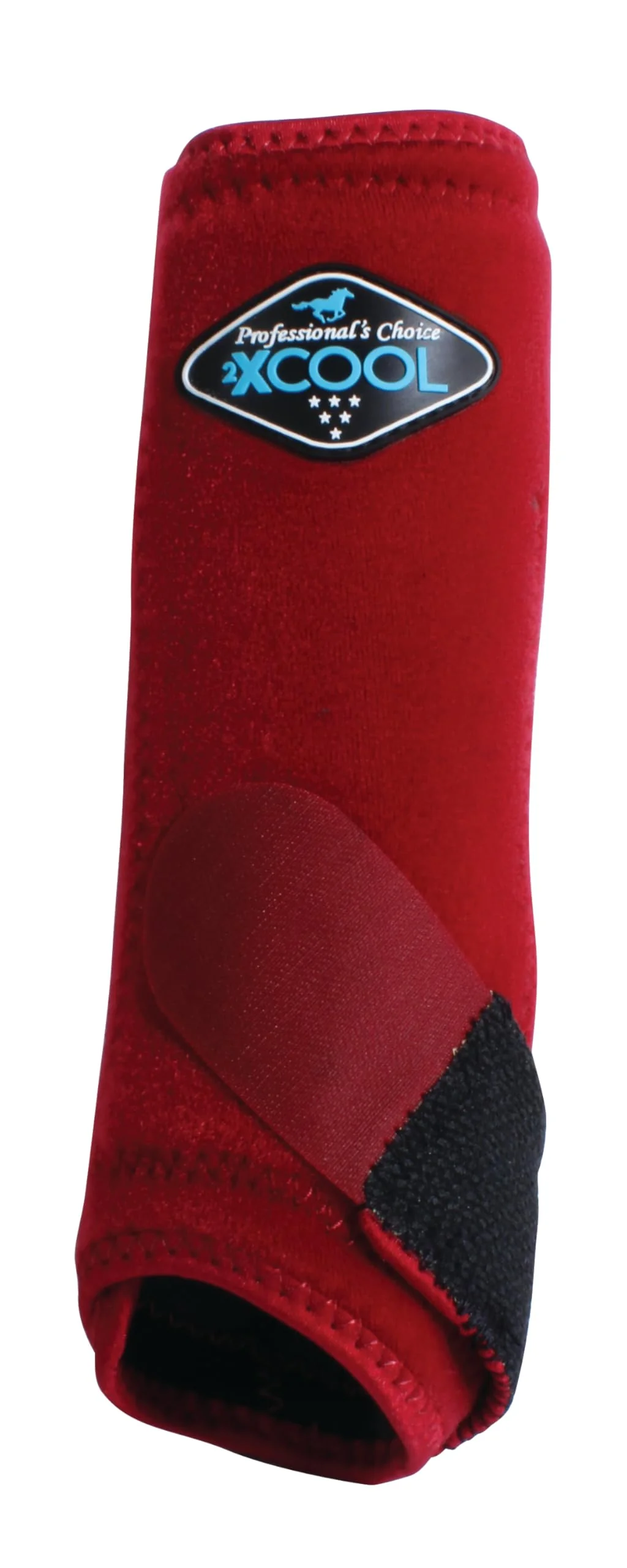 Practical Professional's Choice 2XCOOL Sports Medicine Horse Boots Breathable Durable 2-Pack Small Crimson Red Contemporary