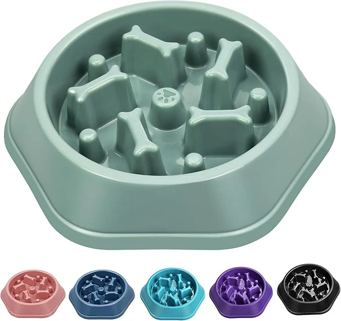 Effective UPSKY Slow Feeder Dog Puzzle Bowl - Anti-Chocking Interactive Bloat Stop Non-Slide Lick Treat Bowl for Small Medium Dogs Green About ThisOverview Elite