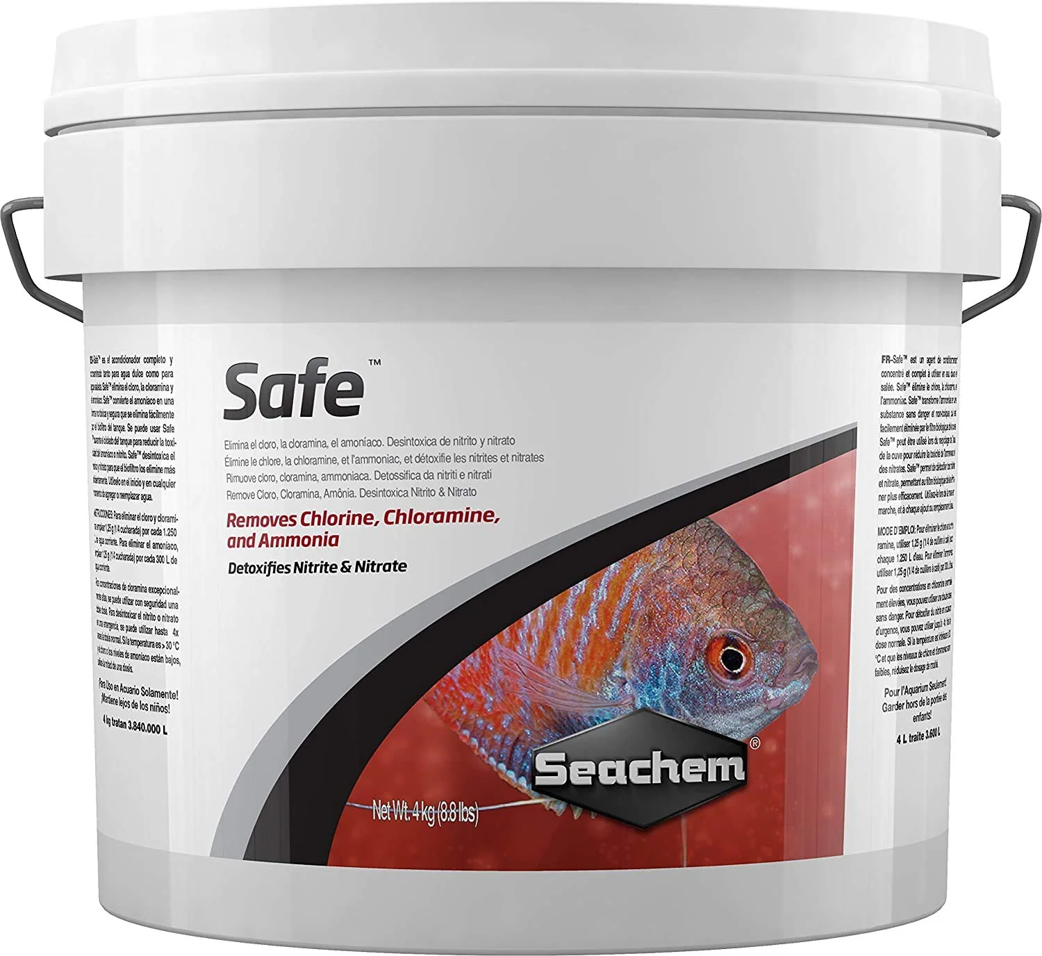 Minimalist Seachem Safe Concentrated Dry Conditioner for Fresh Saltwater 8.8 lb Green
