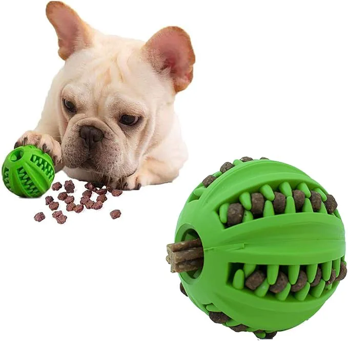 Advanced Dog Ball Toy - Interactive Dog Enrichment Mental Stimulation Treat Embedding Rubber Ball Reduce Boredom 2 inches About This Organic