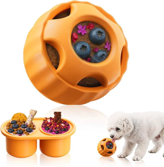 Comfortable havit Frozen Dog Treats Toy to Keep Them Busy Cognitive Dog Enrichment Toys Interactive Toys Long Lasting Easy to Clean Orange About This Official