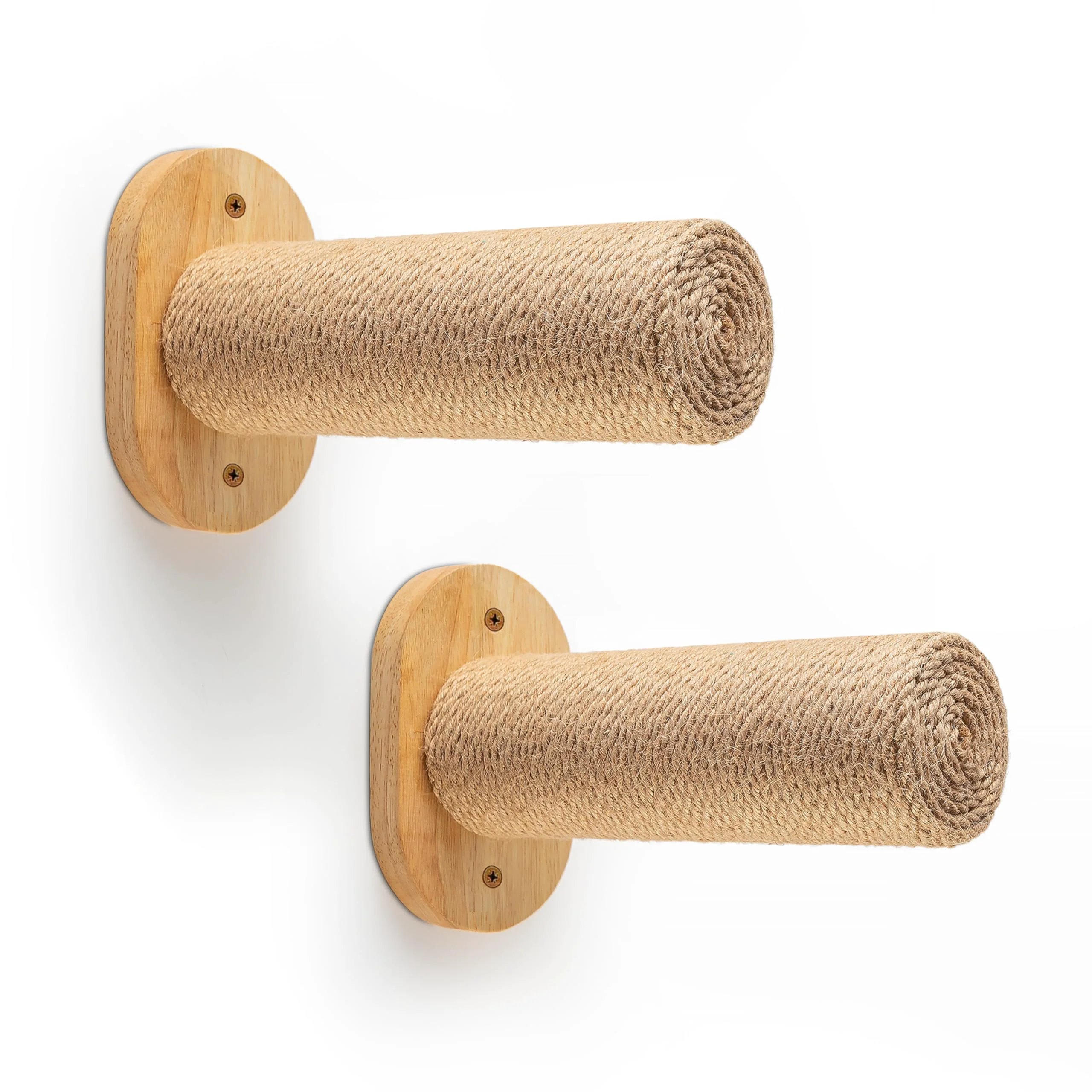 Certified Sandpeak 2-Pack Cat Wall Steps – Wooden Wall Shelves Perches Artisan