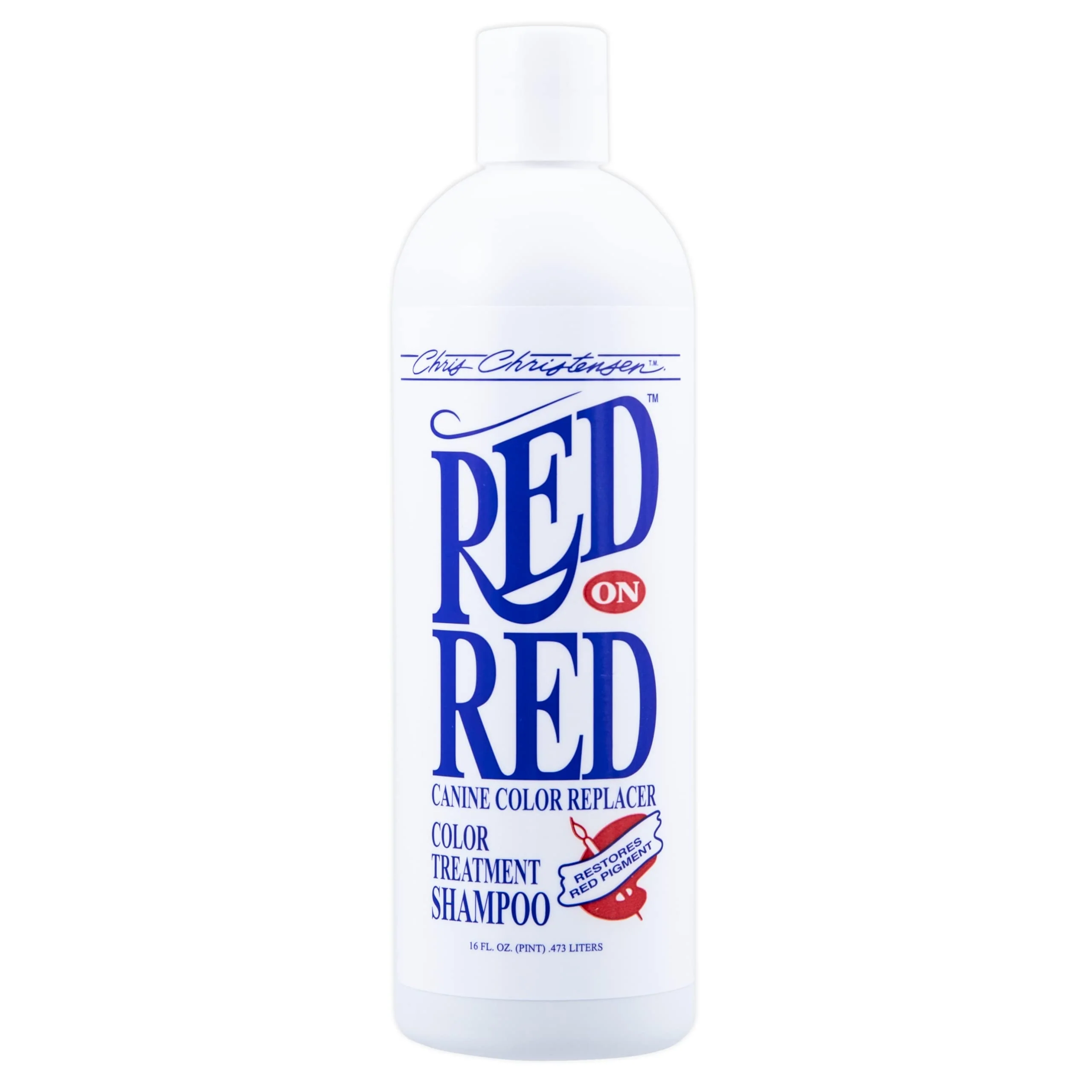 Dependable Chris Christensen Red on Red Color Treatment Shampoo for Dogs — Not a Dye Lasts 4 Weeks 16 oz Prestigious