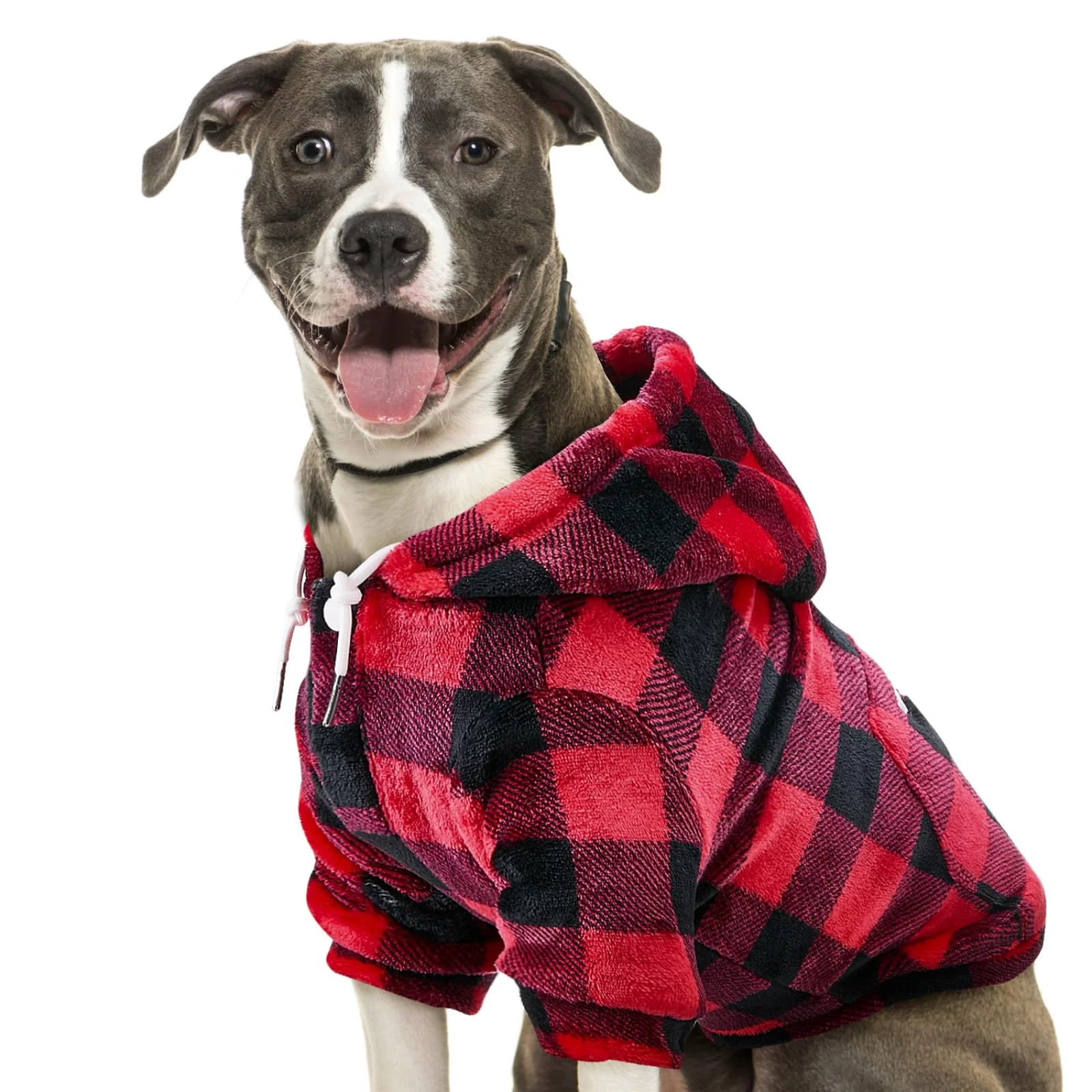 Professional SlowTon Dog Hoodie Tie Dye – Warm Hooded Sweater with Pocket for All Sizes Red 4XL Carefully Designed