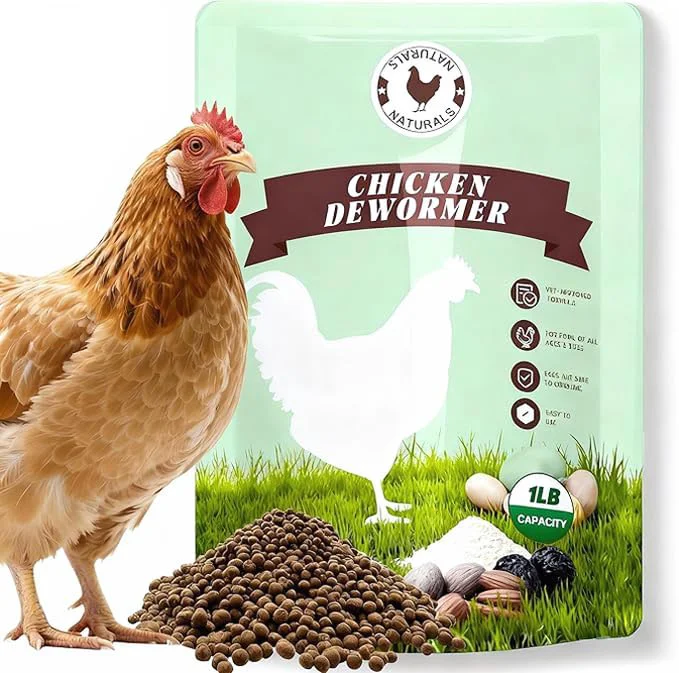 Versatile ZURPRISE Chicken Dewormer Powder – Chili Flavor Egg-Safe No Withdrawal Environmentally Friendly