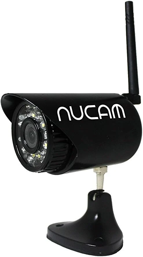 Detailed NUCAM 32GB Wireless Portable Magnetic Base Battery Powered RV Trailer Truck Hitch Backup Camera NuCam WR Surveillance IP Camera w. 1 4 -20 UNC Hole Motion Detection Recording Night Vision Contemporary
