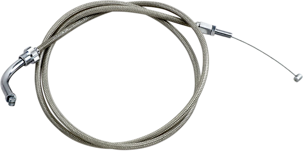 Artisan MOTION PRO Throttle Cable - Push - Honda - Stainless Steel 62-0424 Modern