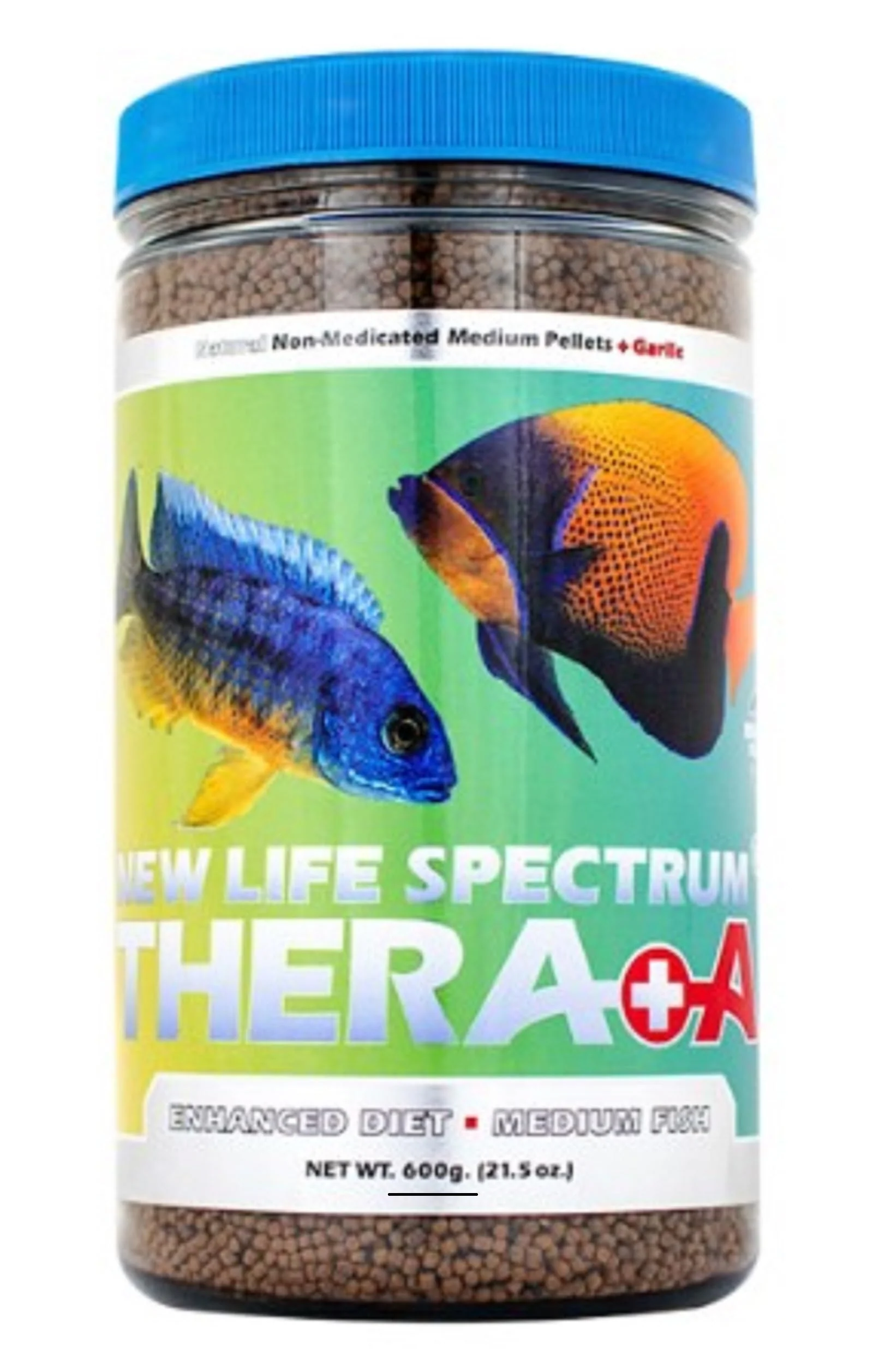 Crafted New Life Spectrum Thera A Medium Fish Food 2-2.5mm Immune Support Color Enhancement 600g User-Friendly