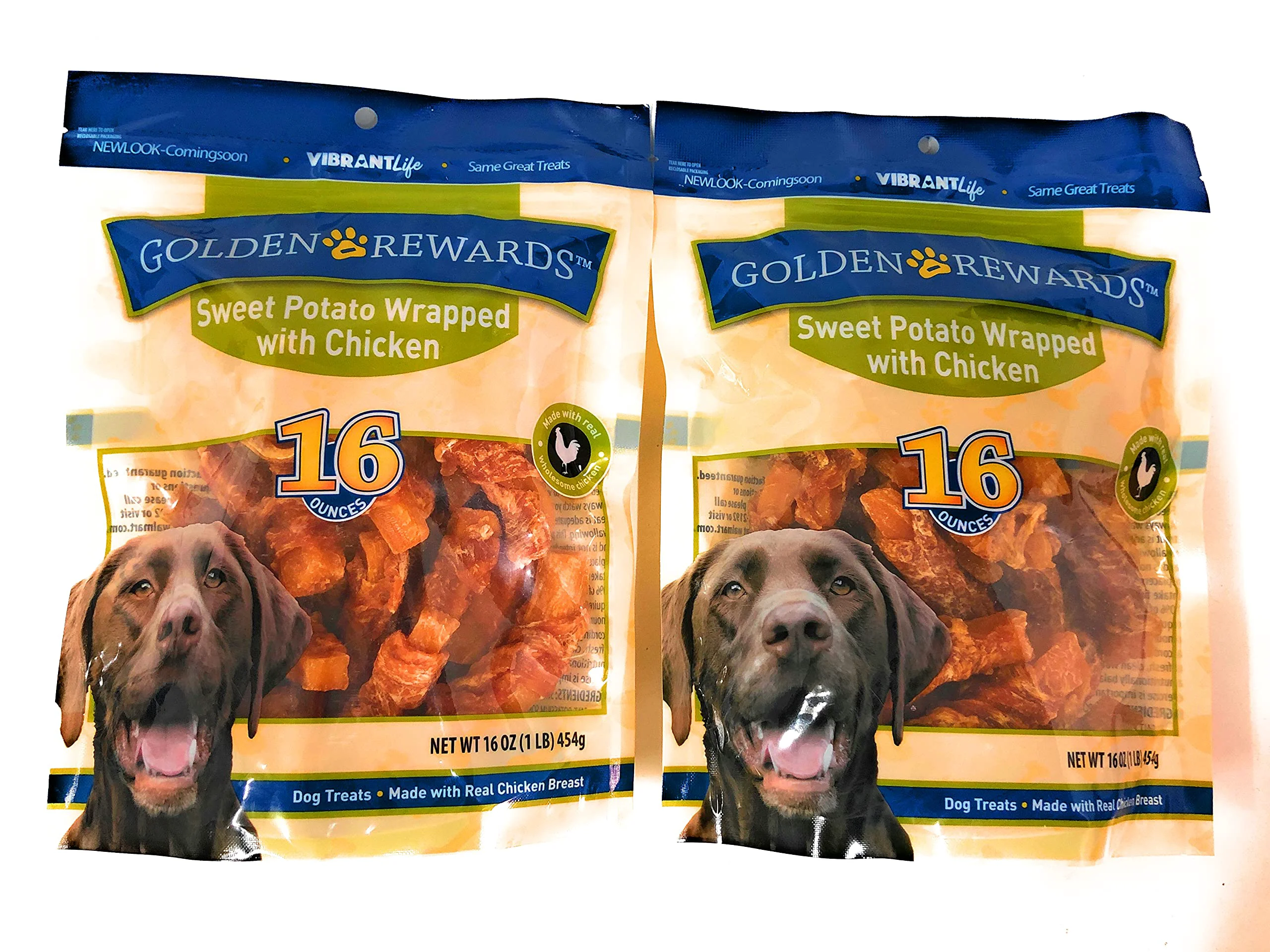 Smart Golden Rewards 16 oz Sweet Potato Chicken Pack of 2 – Chicken Sweet Potato Treats Unique