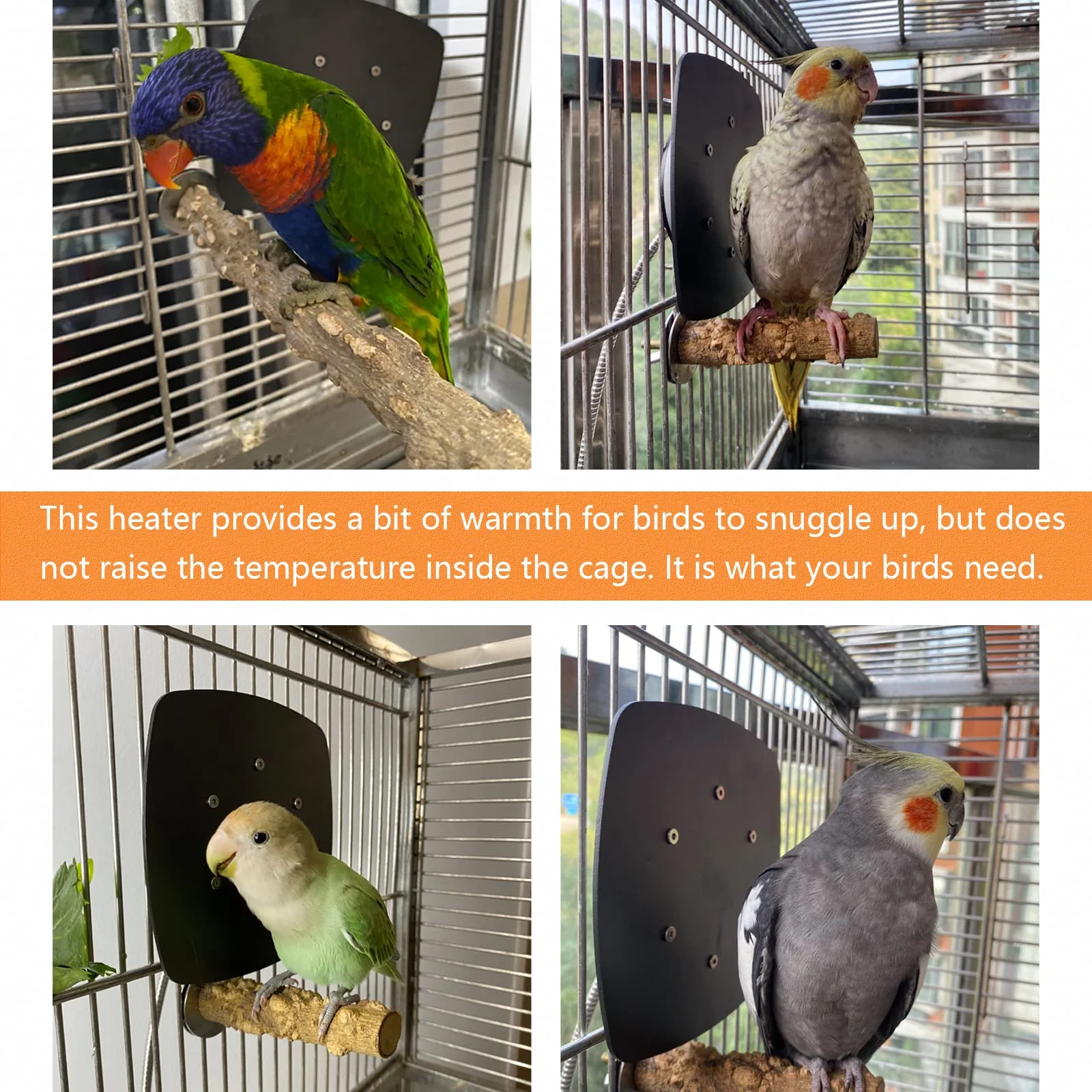 Consistent Ogioxam Bird Heater – Thermostatic Parakeet Warmer IP67 Waterproof 12V Comfortable