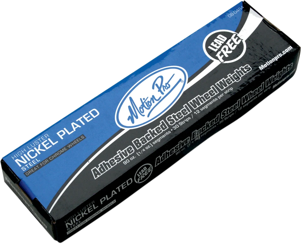 Recyclable MOTION PRO Wheel Weights - Adhesive Stick-On - Nickel - 1 4 oz - 360 Pack 08-0484 Casual