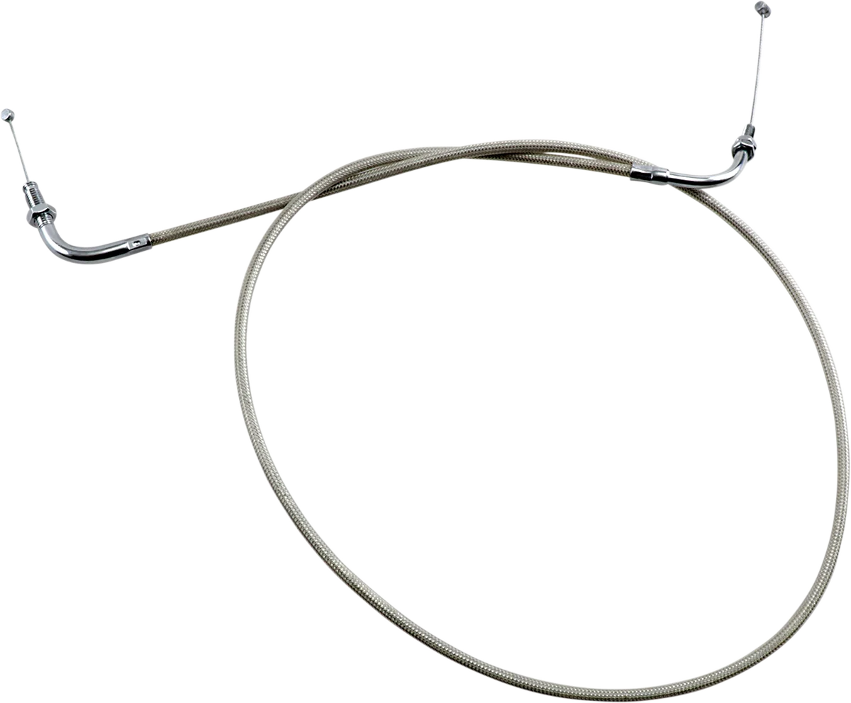 Versatile MOTION PRO Throttle Cable - Push - Yamaha - Stainless Steel 65-0279 Superior