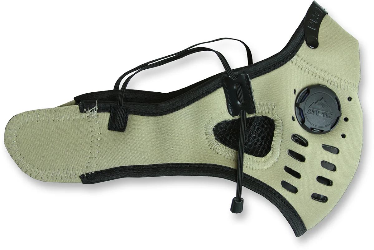 Outstanding ATV-TEK Neoprene Dust Mask - Tan EDMTAN Fine