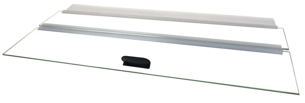 Verified H2PRO 16-Inch Glass Canopy for 5.5 Gallon Aquariums Clear Tempered Glass Low Evaporation Smooth