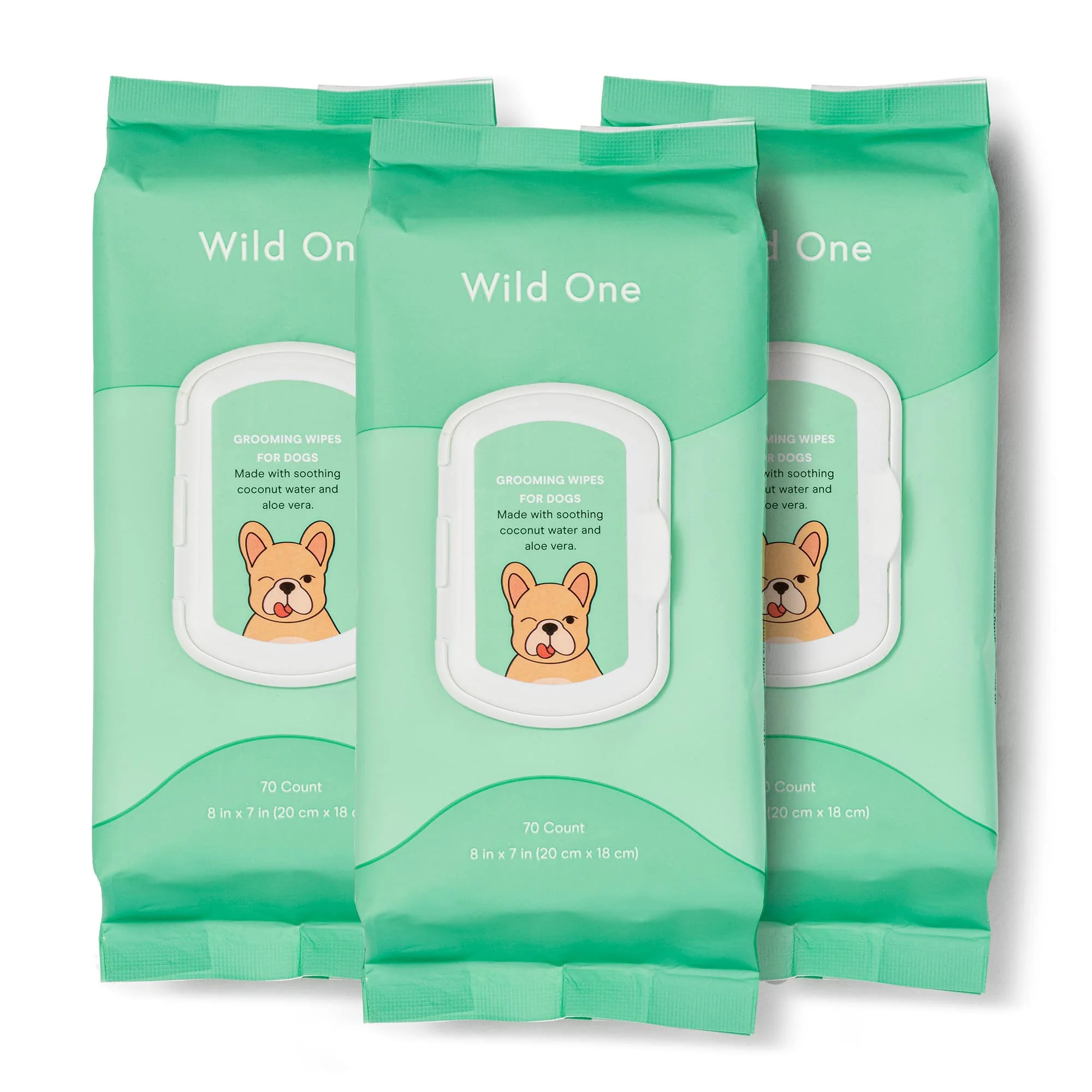 Advanced Wild One Eucalyptus Natural Dog Grooming Wipes – Cruelty- Resealable Lid 210 Count Excellent