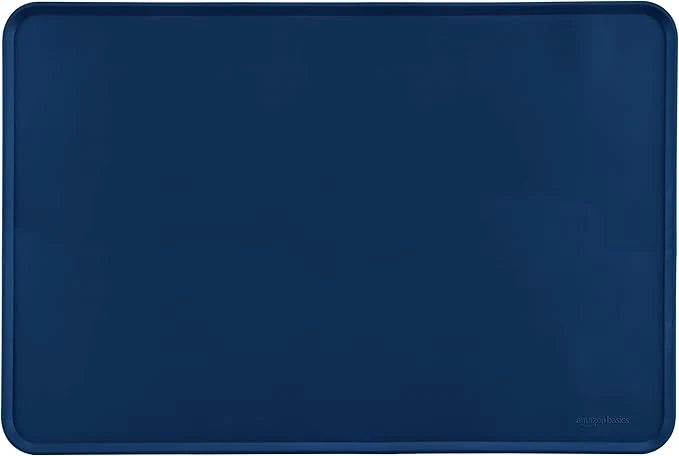 Artisan Amazon Basics Waterproof Non-Slip Silicone Pet Feeding Mat Refined