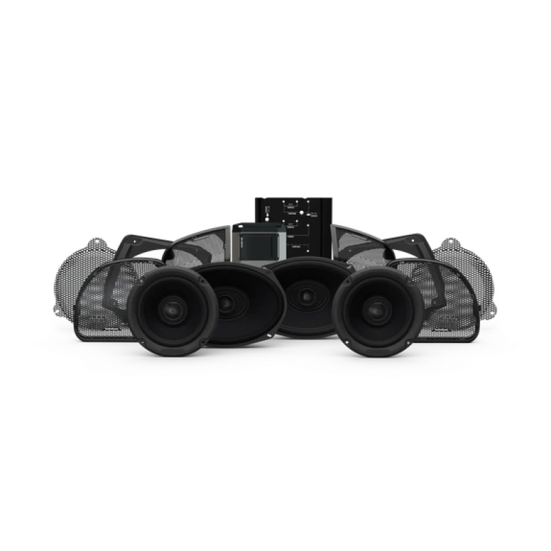 Fine Crafted Rockford Fosgate 2014 Harley Davidson Road Glide Street Glide Stage 3 Audio Kit Lightweight