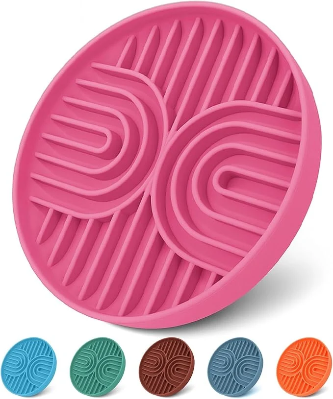 Verified Slow Feeder Dog Bowls Dishwasher Safe Non-Slip Base BPA- Slow Eating Dog Bowl Blush 1-Pack About ThisOverview Environmentally Friendly