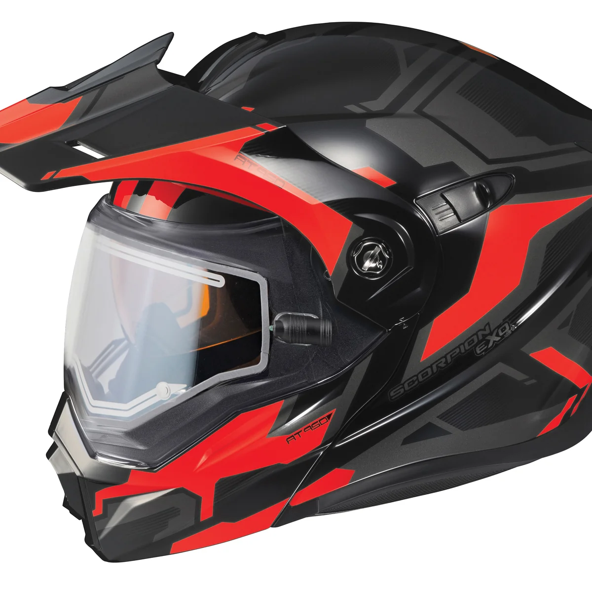 Exclusive Scorpion - Exo At950 Cold Weather Helmet Ellwood Red Sm Electric Optimized