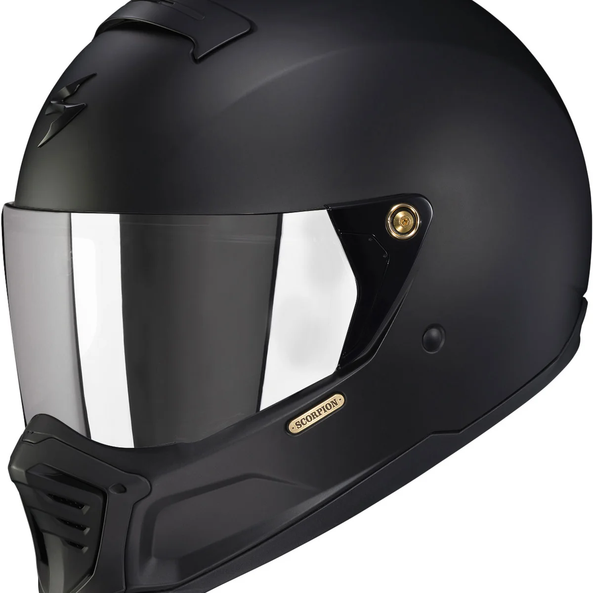 Expertly Made Scorpion - Exo Hx1 Faceshield Silver Mirrored Lightweight