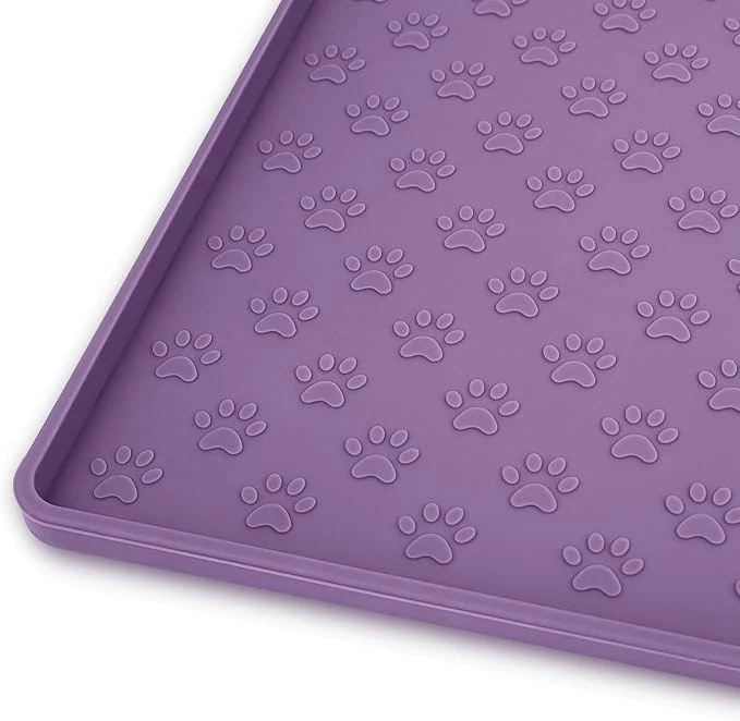 Verified Ptlom Dog Food Mat Anti-Slip Pet Bowl Mats Exclusive