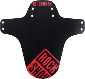 Effective RockShox MTB Fork Fender Black with BoXXer Red Print User-Friendly
