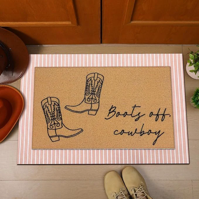 Exceptional Tinideya 2 Pcs Door Mat Welcome Non Slip Coir Mats Floor Layering Doormats Clean