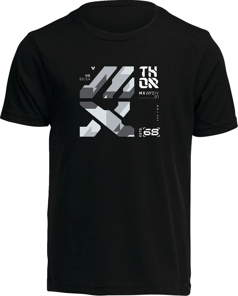 Pure THOR Youth Forge T-Shirt - Black - XS 3032-3852 Functional