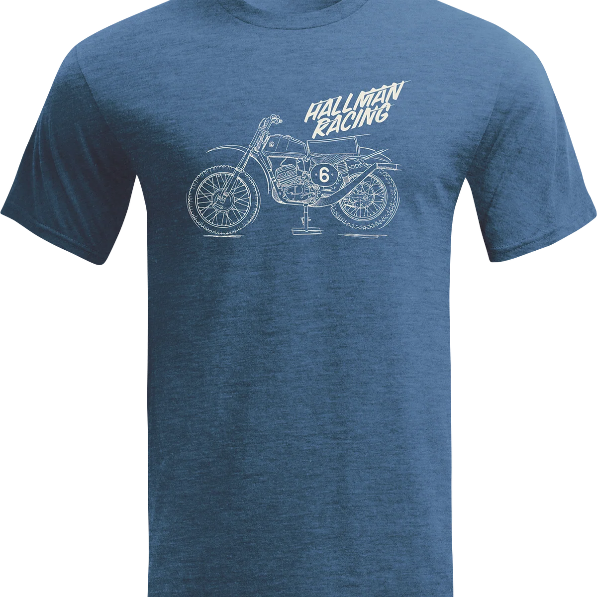 Premium Material THOR Hallman CZ T-Shirt - Indigo Heather Navy - Medium 3030-22641 Fast