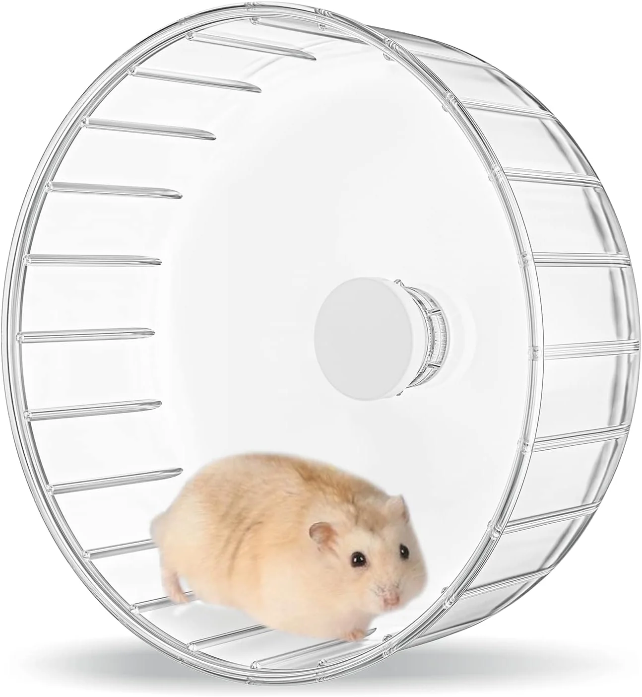 Advanced BUCATSTATE Silent Hamster Wheel 6.7in Exercise Wheel for Gerbil Dwarf Syrian Hamster Rat Mice Professional