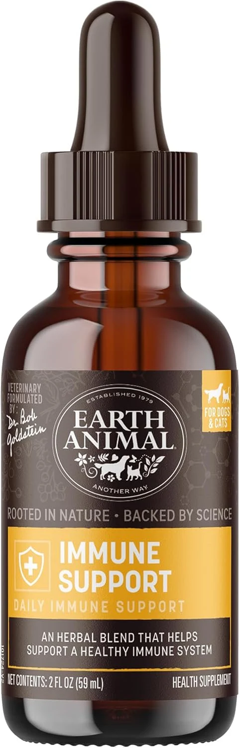 Functional Earth Animal Herbal Remedies Immune Support 2 fl oz Reusable