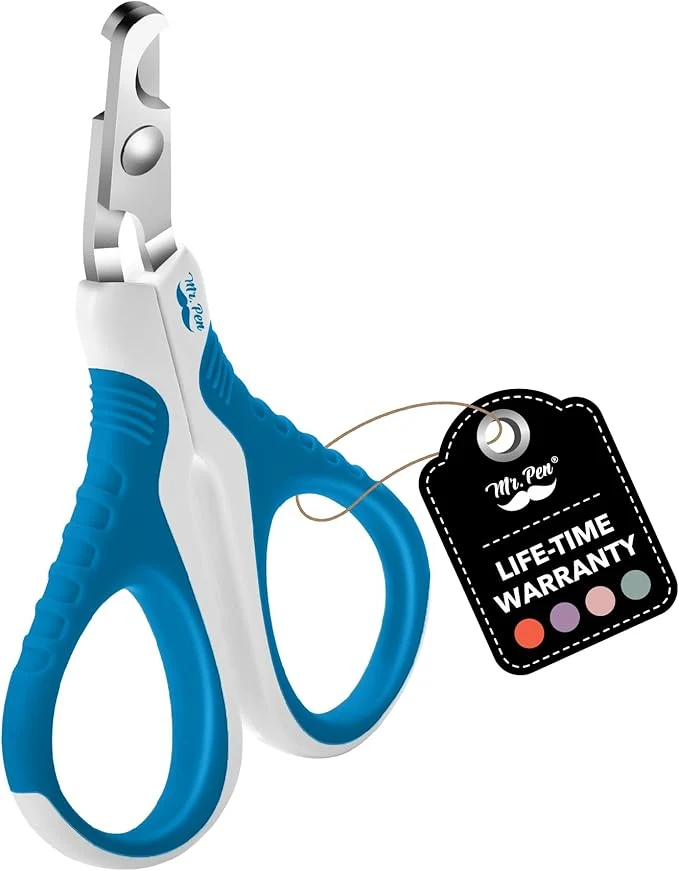 Clean Mr. Pen Cat Nail Trimmer - Blue White Cat Kitten Nail Clipper Pet Claw Trimmer for Small DogsAbout ThisOverview Premium