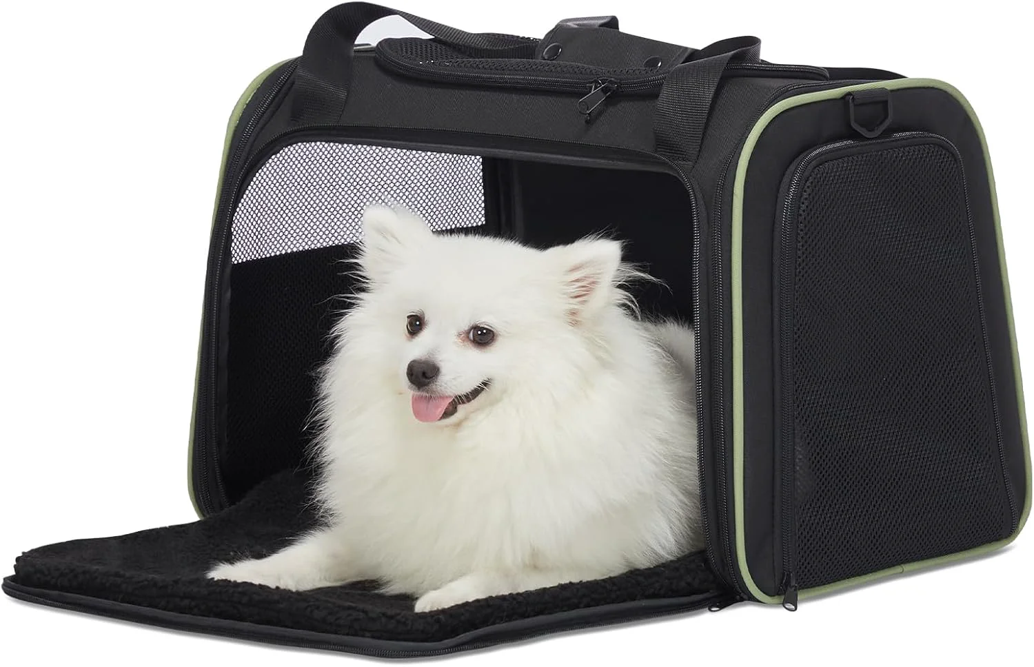 Artisan PETSFIT Large Cat Carrier Dog Carrier up to 25Lbs Pet Privacy Protection Travel Pet Carrier for Medium and Large Cats Small Dogs Puppies Large Black Exclusive