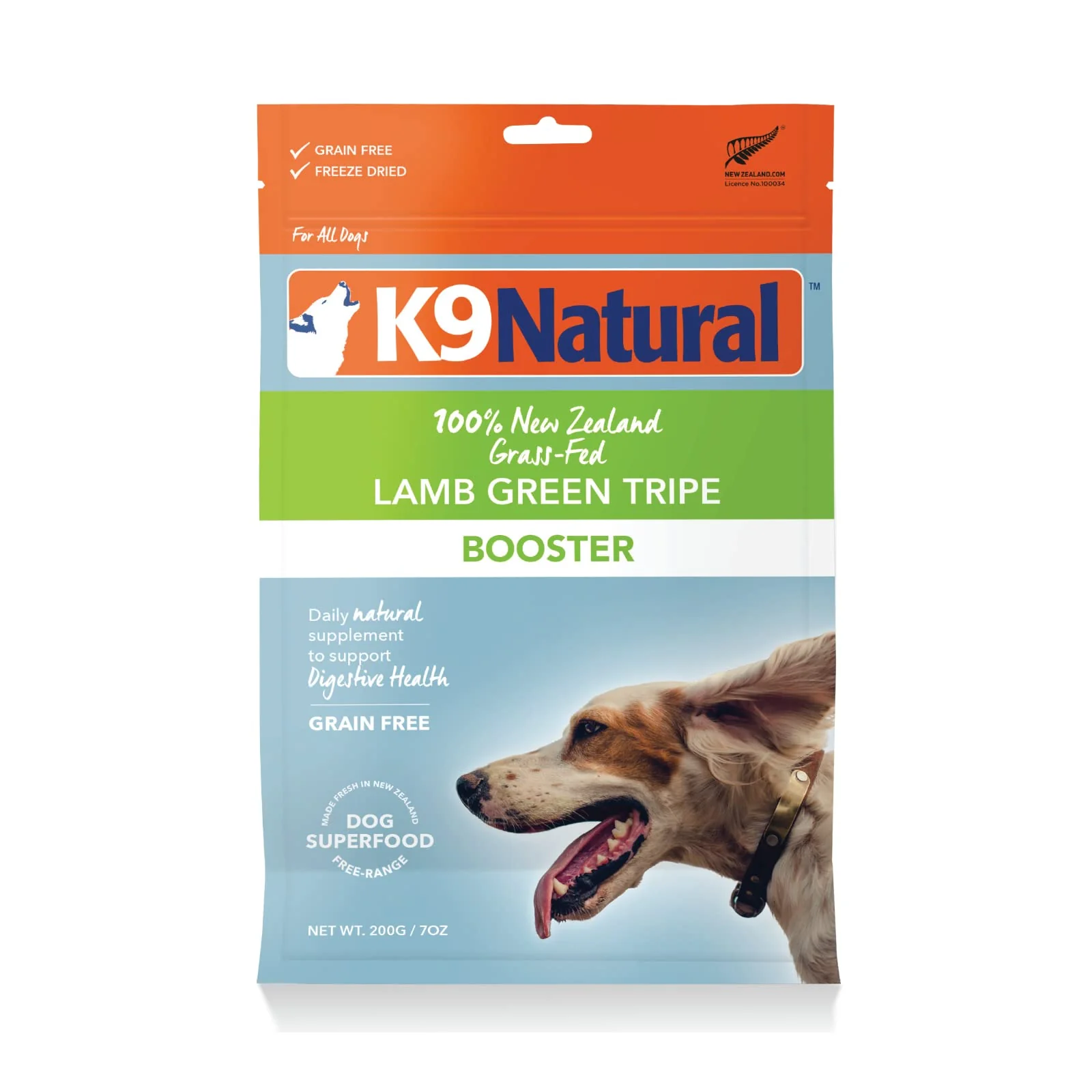 Soft K9 Natural ze-Dried Topper — Lamb Green Tripe Organ Meat for Digestive Support 7oz Official