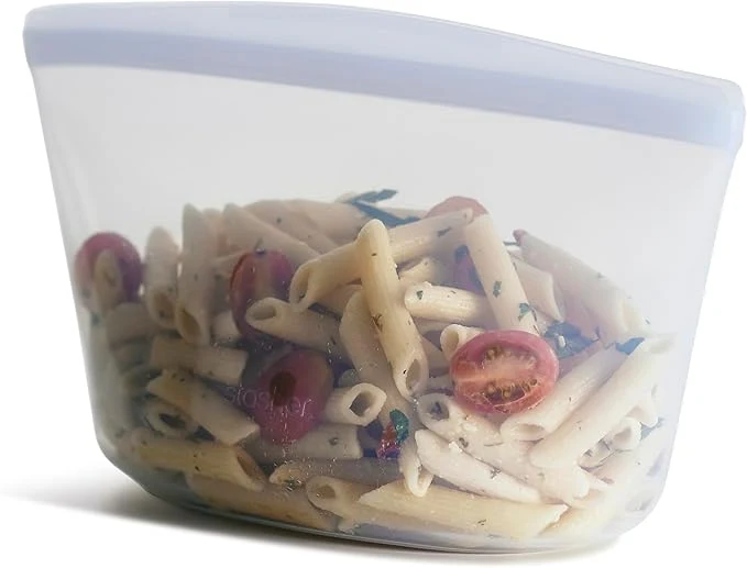 Sustainable Stasher Premium Silicone Reusable Food Storage Bowl Clear Microwave Sous Vide Dishwasher Oven and zer Safe BPA Leak- Eco-friendly 6-Cup BowlAbout ThisOverview Smart